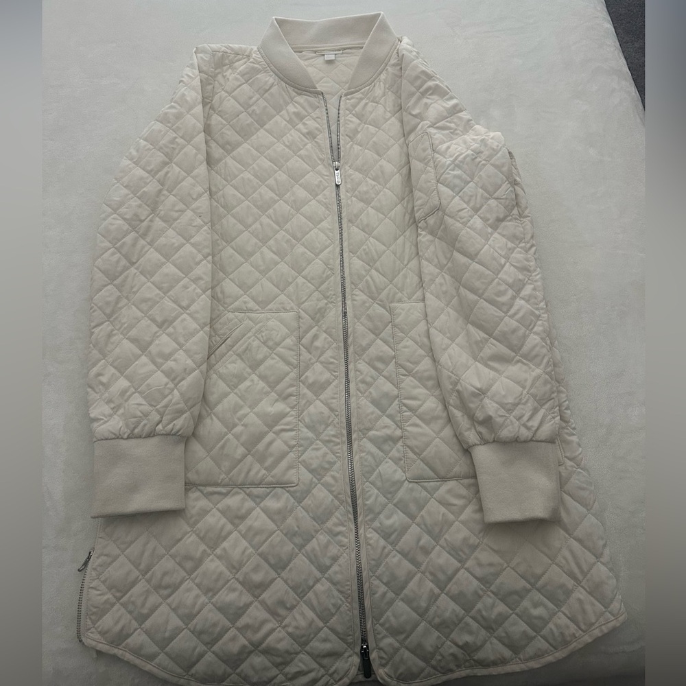 Zella Off-White Quilted Jacket